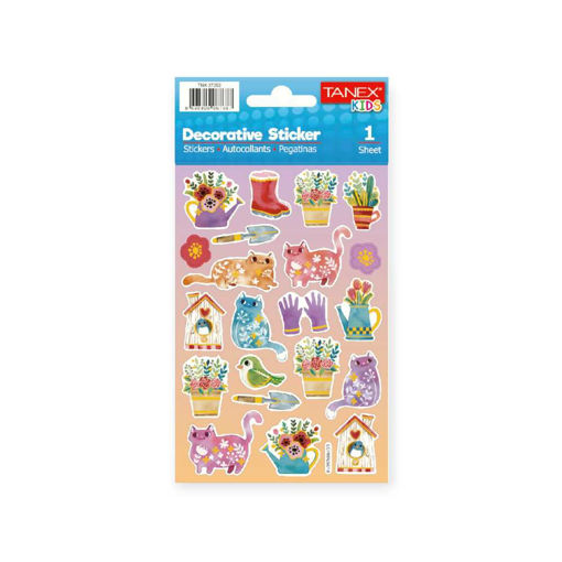 Picture of TANEX KIDS DECORATIVE GARDENING AND CATS STICKERS